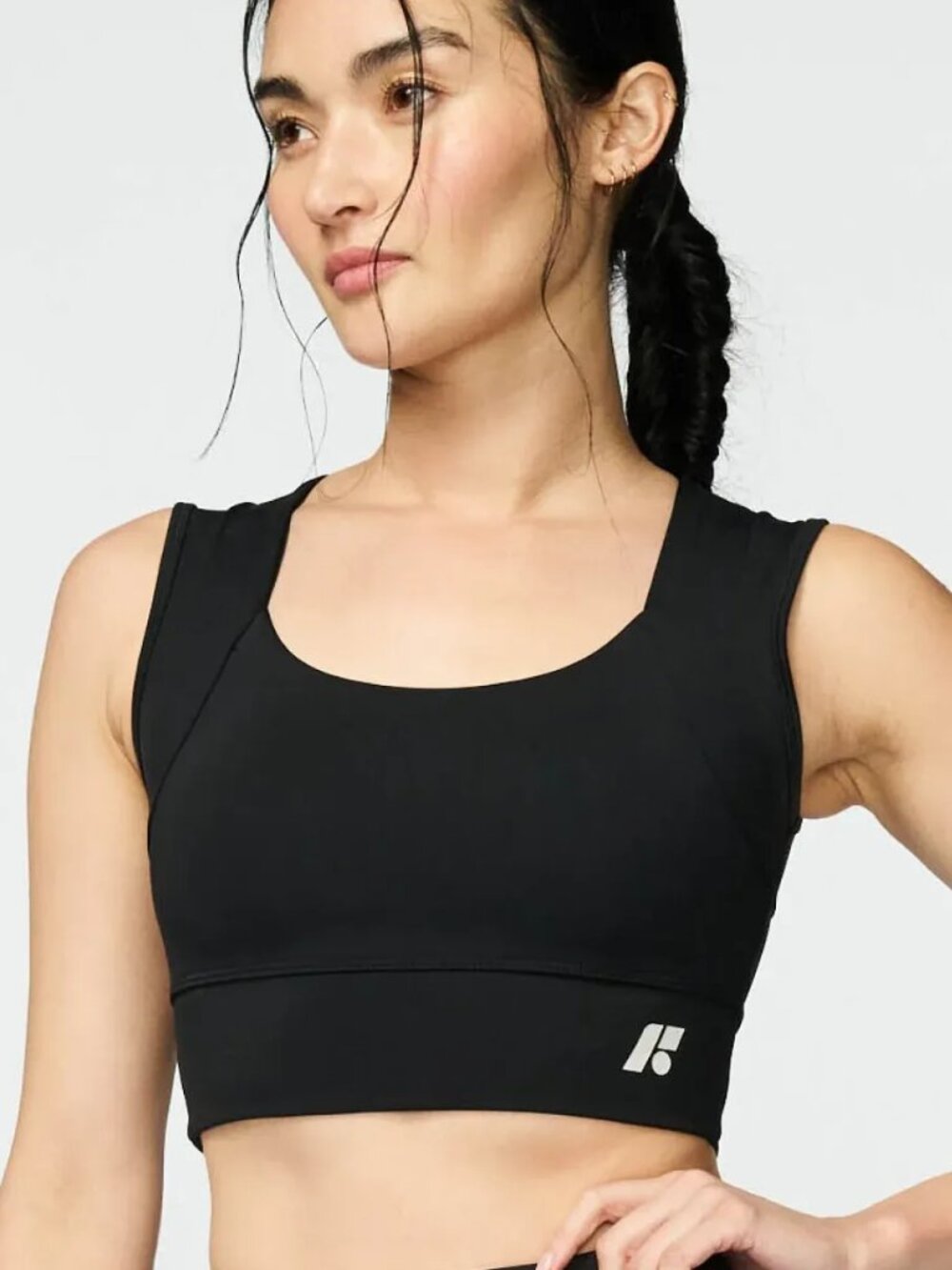 Forme Power Bra Black Medium Posture Correcting Sports Bra Support Activewear